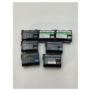 Lot‎ of 7 EN-EL15 Batteries for Nikon Cameras